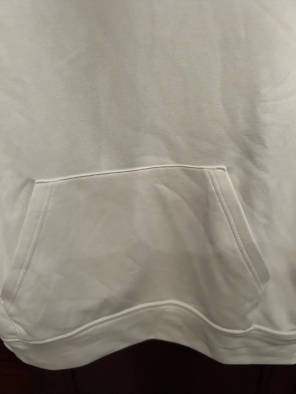 adidas White Hoodie with Neon Green Logo and Side Stripe